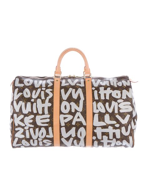 louis vuitton graffiti keepall.